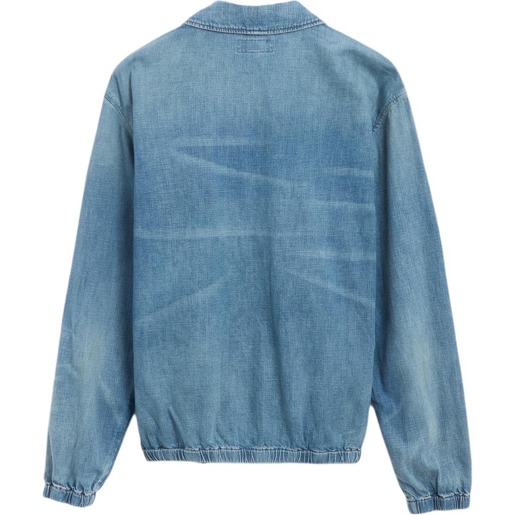 Polo Ralph Lauren Куртка джинсовая на молнии с длинным рукавом и логотипом Мужские куртки Синий 710956619-001