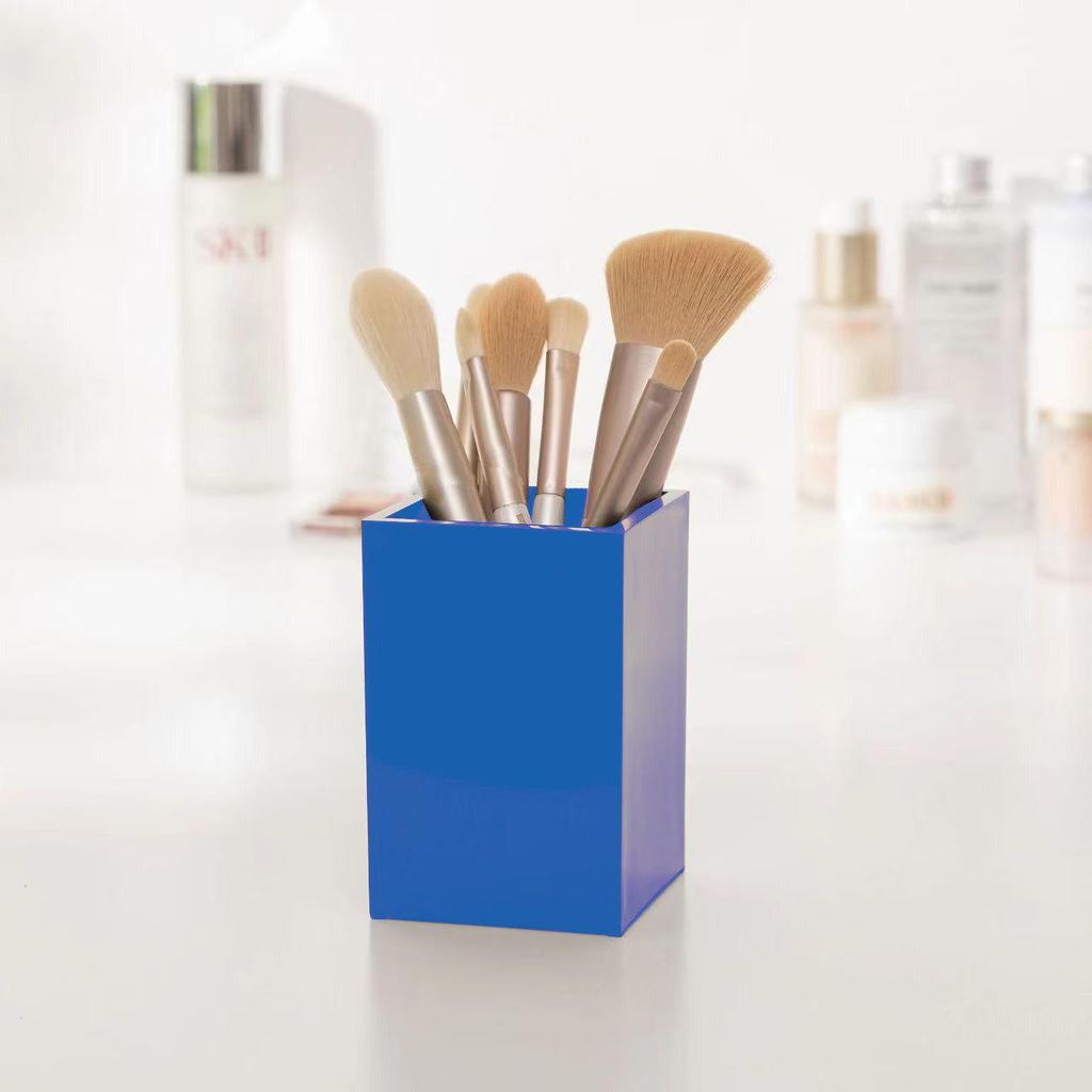 Акриловый держатель для ручек и кистей для макияжа - Многоцветный настольный стакан для хранения