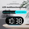 Usb-driven Digital Alarm Clock Temporary Weekly Clock 4 Adjustable Brightness/ambient Light