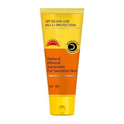 Dermistry Natural Mineral Sunscreen Spf 50 For Sensitive Skin 50ml
