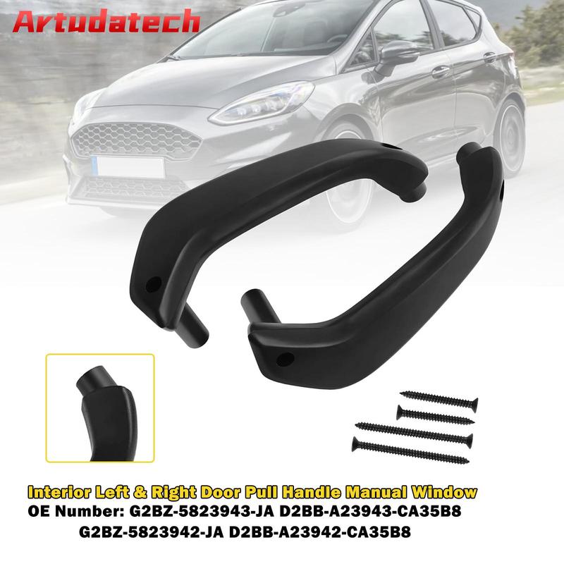 Artudatech Interior Left & Right Door Pull Handle Manual Window For Ford Fiesta 2011-