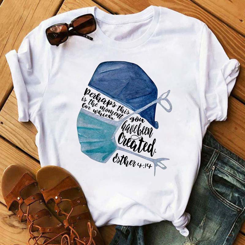 Women T-Shirt Keep Calm Funny Nurse T-Shirt Summer Nurse Graphic Printed Tops Casual Ladies Tee Harajuku Girl T-Shirts
