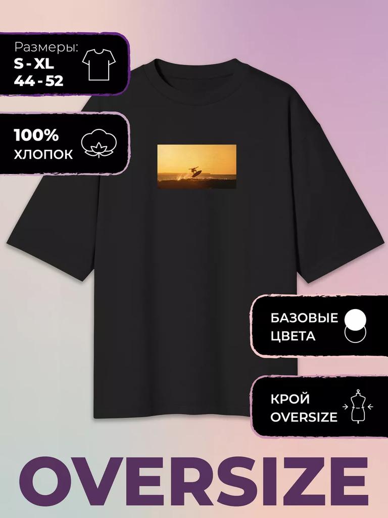 Oversized Printed T-shirt Surf Miami Club - Surf