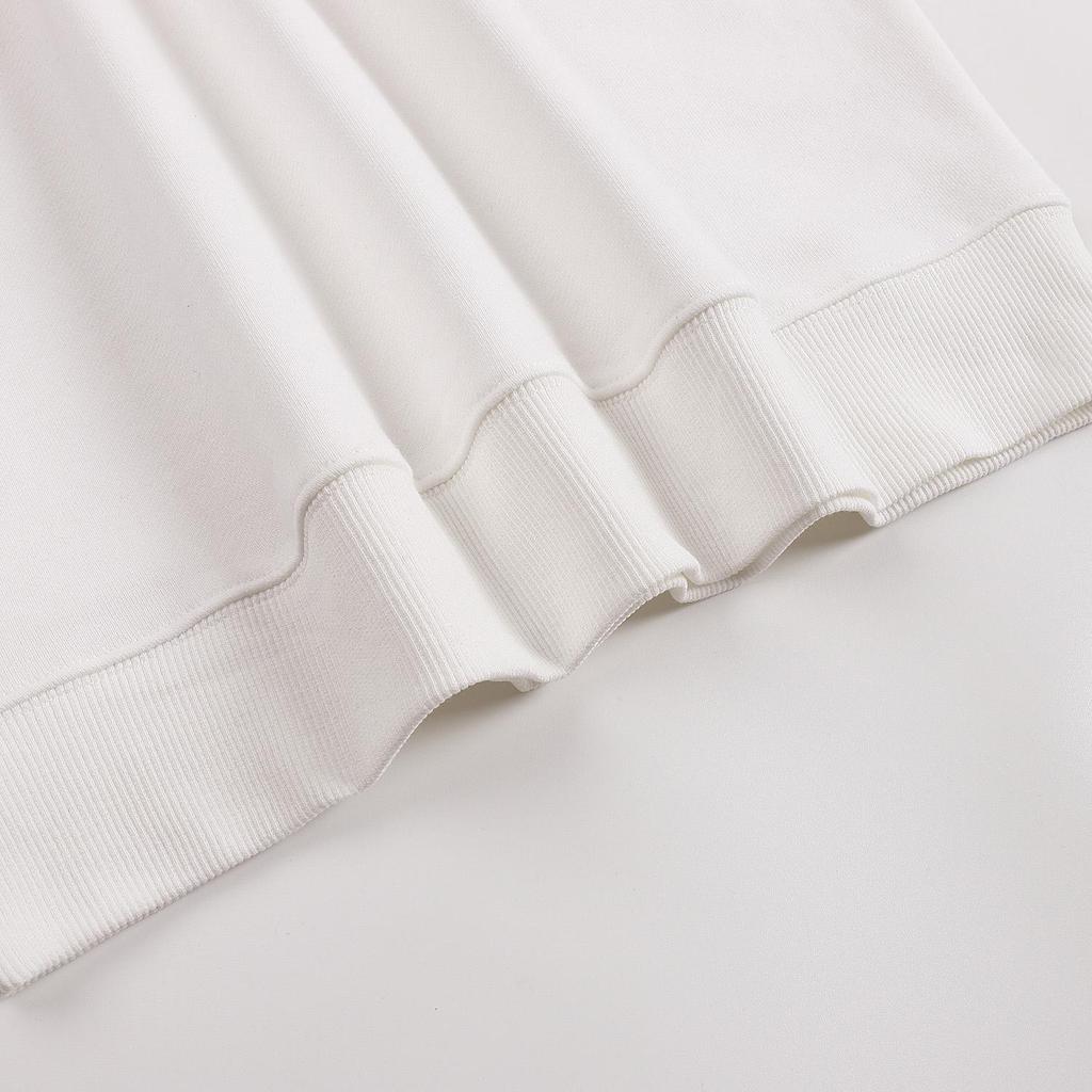 216 AMI 2025 Осень и Зима Новое Худи с Большим Логотипом Сердца из Высококачественного Хлопка с Круглым Вырезом Мужской Пуловер