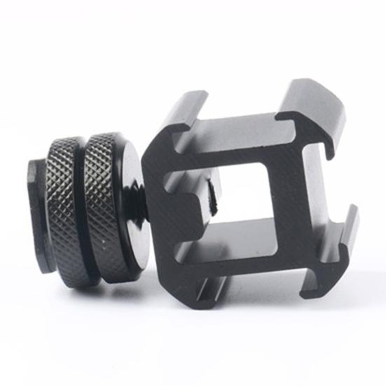 Удлинительный кронштейн для камеры с горячим башмаком, прочная металлическая конструкция, простая установка, широкая совместимость, адаптер для крепления камеры с горячим башмаком