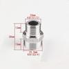 201 Stainless Stainless Steel Hex Nipple Thickened Hex Nipple Union  Water Oil Air
