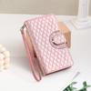 Luxury Glitter Powder Zipper Wallet Case with Card Slots for iPhone Samsung Xiaomi Redmi Google OPPO Long Strap + Short Strap Flip Leather Phone Bag