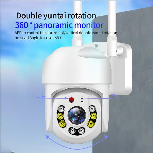 Новинка 2024 года HD 1080P 5MP PTZ Wi-Fi IP-камера безопасности Беспроводная аудио наружная водонепроницаемая ИК-камера ночного видения видеокамера видеонаблюдения