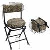 Роскошное рыболовное кресло Многофункциональный уличный рыболовный стул Складной стул для кемпинга Вращающийся на 360 градусов Рыболовные инструменты Камуфляжный охотничий стул