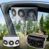 Car Solar Powered Fan Window Fan Colder Air Vent Cooling Air Circulator Automatic Cooling Car Fan For Truck Vehicle Amagi