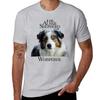 The Australian Shepherd Whisperer T-Shirt Cute Tops Short Sleeve Tee Blouse Mens Big and Tall T Shirts
