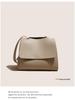 Genuine Leather Women's Light Luxury Shoulder Handbag - High-End Commuting Tote for 2025