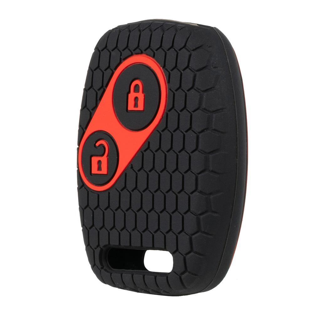 Чехол для ключей с 2 кнопками, защитный чехол для дистанционного брелока, чехол из силиконовой резины для Honda Accord Civic CRV Pilot Honda Stepwgn Spada