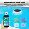7 In 1 Tuya Zigbee Solar Water Quality Meter For Pool Testing Tester PH ORP Total Dissolved Solids Salinity Temp& Chlorine