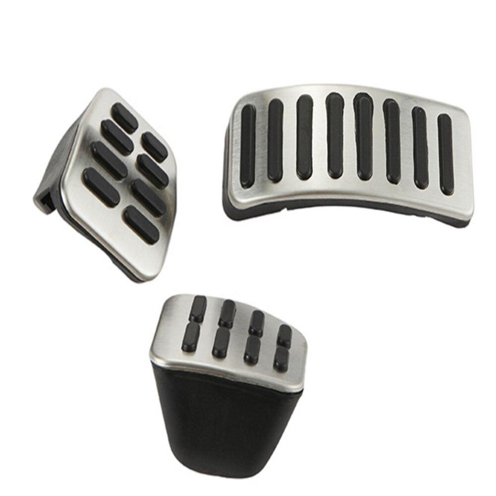 Нержавеющая сталь MT автомобильный клатч педаль газа тормоза крышка для Volkswagen VW Polo Bora Golf MK4 Jetta MK4 Lavida для Skoda Fabia Rapid