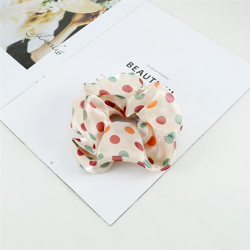 60 Styles Women Girls Satin Scrunchie Candy Color Hair Ties Rope Elastic Fashion Hair Bands Vintage Simple Hair Accessories Gift
