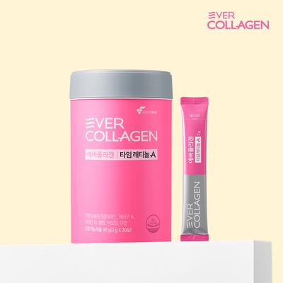 Ever Collagen Time Retinol A 1-месячный запас Ким Хе-су низкомолекулярный трипептид внутренняя красота