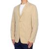 THOM BROWNE Jackets Men's Beige Lapel Moderate Other MJU548A-07126-250