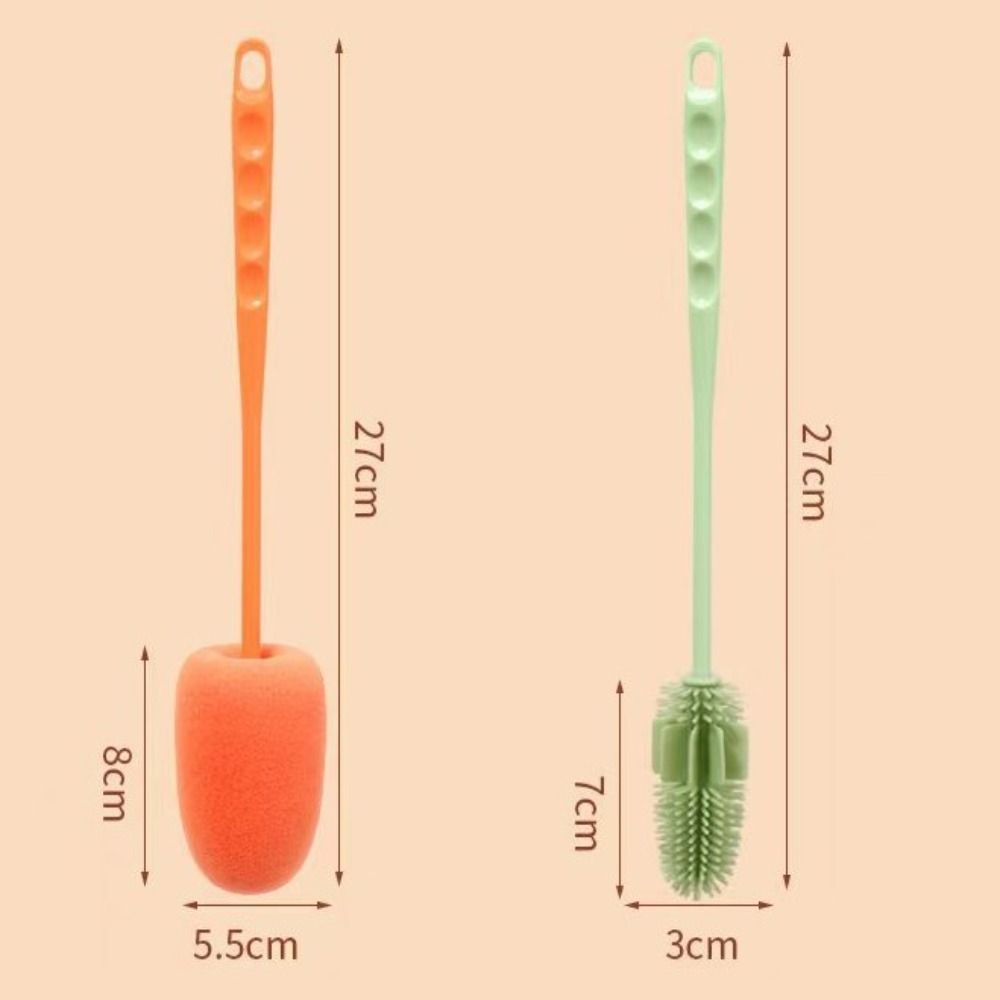 Long Handle Cup Brush Portable Bottle Brush High Quality Sponge Brushes