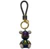 High-End Diamond-Encrusted Violent Bear Keychain Women'S Fashion Car Key Chain Exquisite Bag Pendant Creative Key Ring