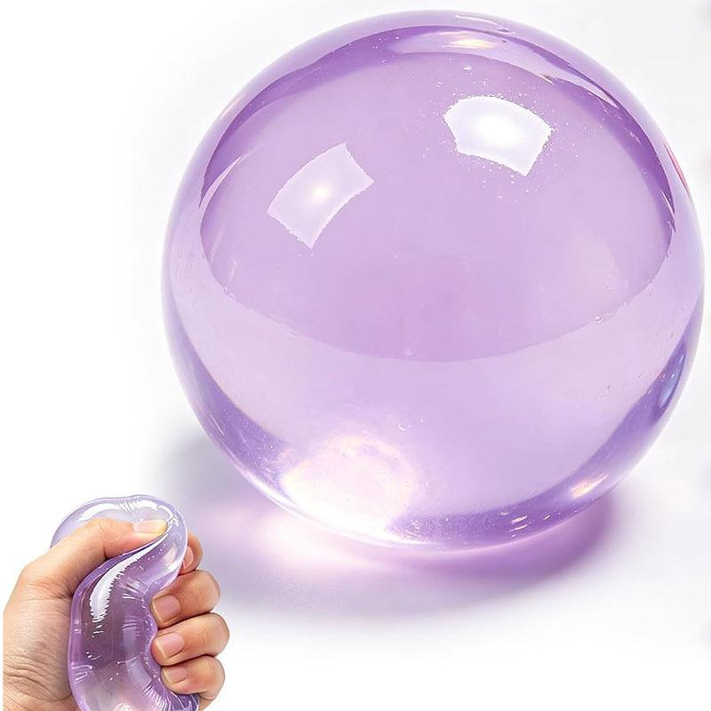 Transparent Squishy Maltose Stress Balls Sensory Ball Slow Rise Squishy Transparent Ball For Adults Hand Exercise Squeeze Gifts