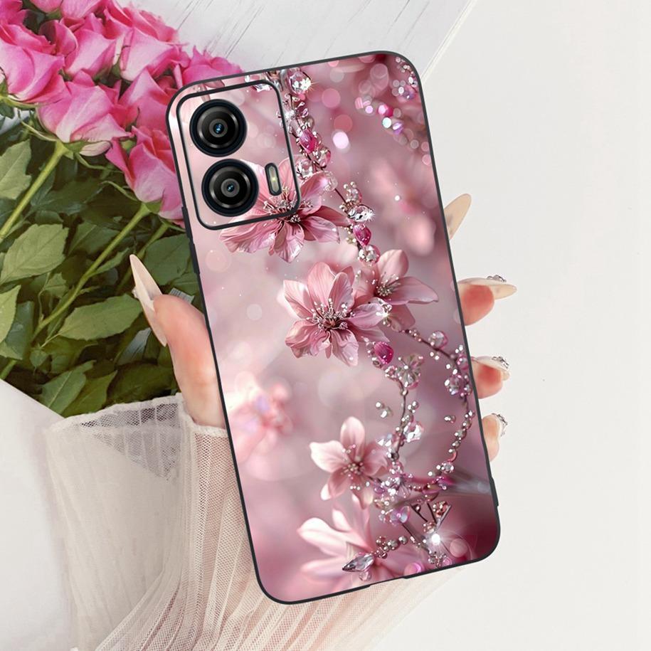 For Motorola Moto G53 5G Case XT2335-2 New Stylish Butterfly Flower Fundas Soft Silicone Phone Cover For Moto G13 G23 G73 Bumper