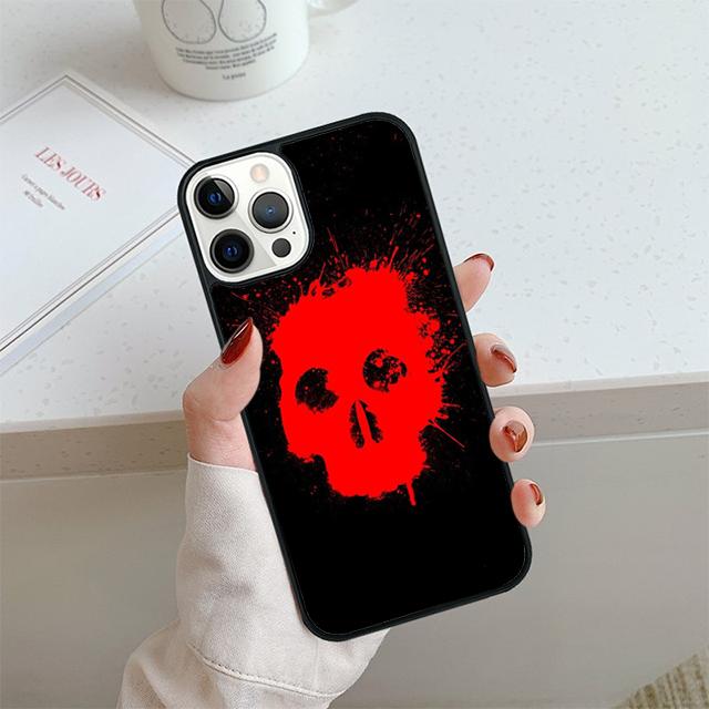 ХЭЛЛОУИН КРОВАВЫЕ ПОТЕКИ Чехол для телефона Для iPhone 17 Air 14 15 16 13 12 Чехол Для Apple Pro Max 6S Plus Coque