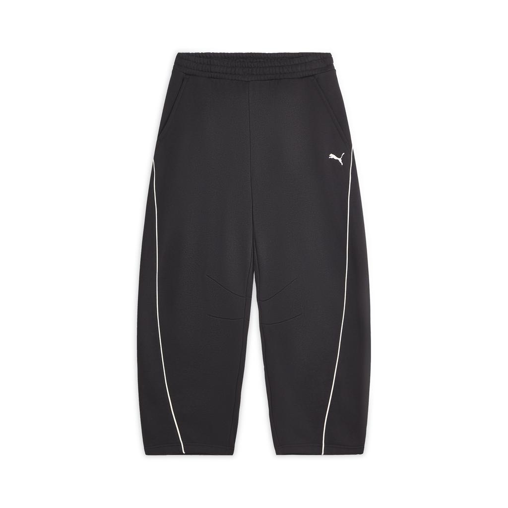 Puma Вязаные брюки-бочонки Флис Цветные блоки Теплые Средняя посадка На шнурке Вязаные спортивные брюки Унисекс брюки 640610-01