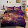 Psychedelic Boho Luxury Bedding Set 3PCS With Pillowcase King Duvet Cover Queen 2/3pcs Polyester Comforter Cover Home Textile