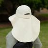 Large Brim Hat Children's Thin Bucket Hat With Cape Beach Hat New Sun Hat