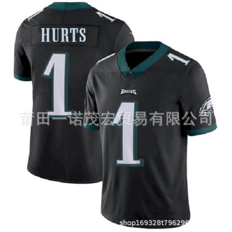 Philadelphia Eagles Football Jersey Embroidered Player Numbers Mens Sports Shirts