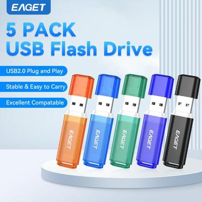 5 шт. флеш-накопителей USB2.0 5 цветов, флешки, USB-накопители, USB-накопители, USB-накопители, USB-накопители, Plug Play