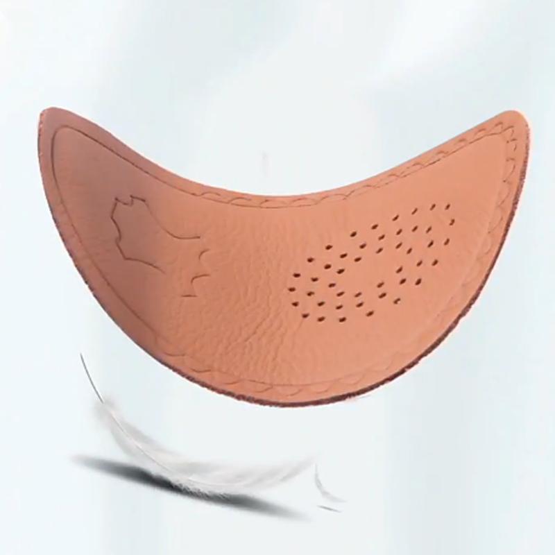 Кожаные стельки размером в полметра для передней части стопы, амортизирующие вставки, нескользящая дышащая обувь, подошва, подушка на высоком каблуке, регулируемый размер