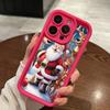 Чехлы для телефонов Ae119 Merry Christmas Santa art design для iPhone 16 14 13 11 Pro Max 15 7 8 6 Plus 12 mini XR XS Max SE Angel Eye Ladder Protective Cover
