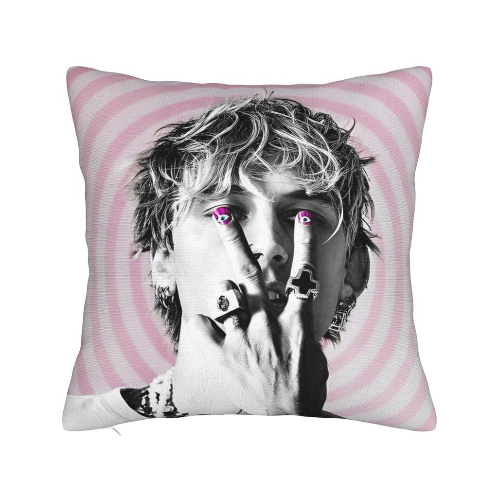 Наволочка MGK Полиэстер Чехол для подушки Декоративный Чехол для декоративной подушки Machine Gun Kelly Домашний Прямая поставка 4040см