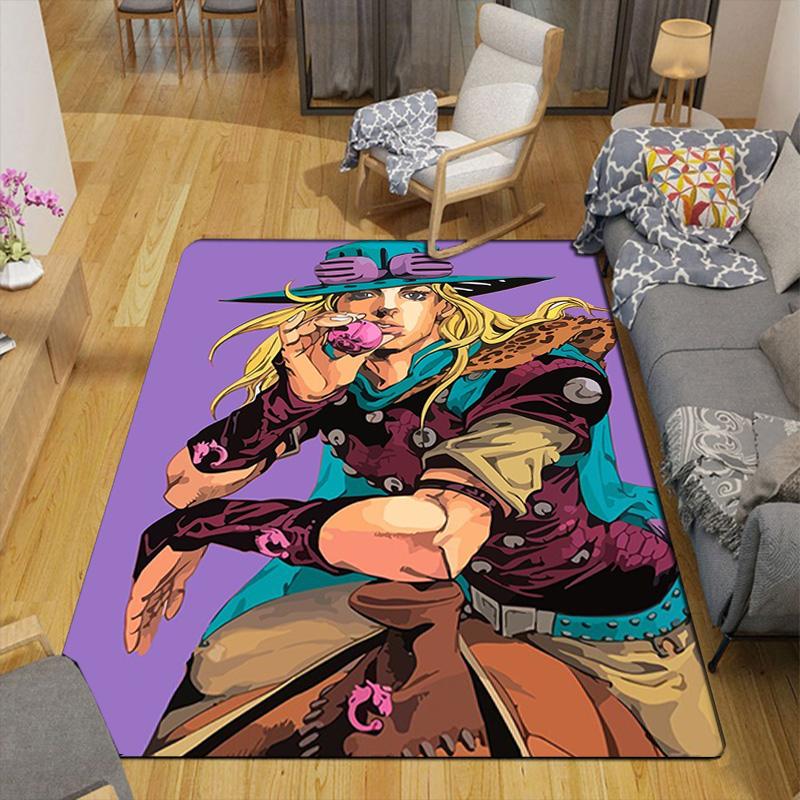 Ковер JoJo Аниме Напольный коврик для гостиной или спальни Мягкий и удобный ковер Подарок на день рождения и праздник.NFF0928093
