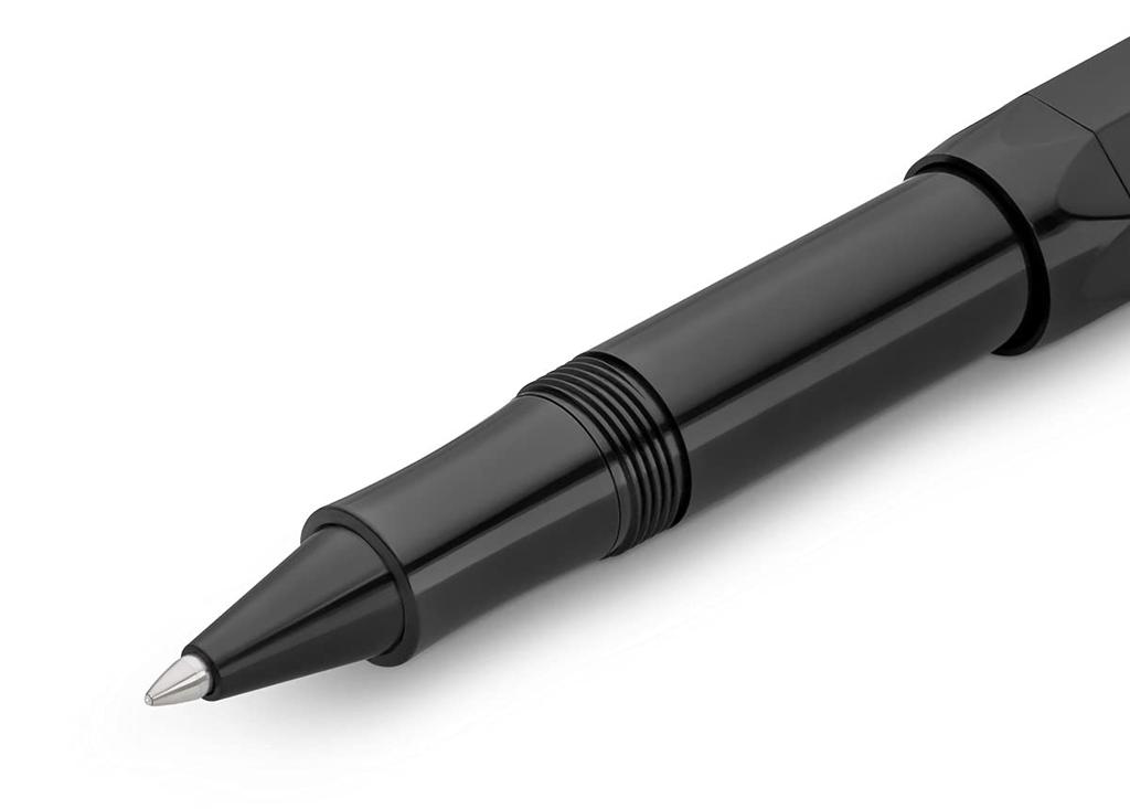 Kaweco Skyline Sport Black Ballpoint Officially Imported Water-Based Pen, SSRB-BK,