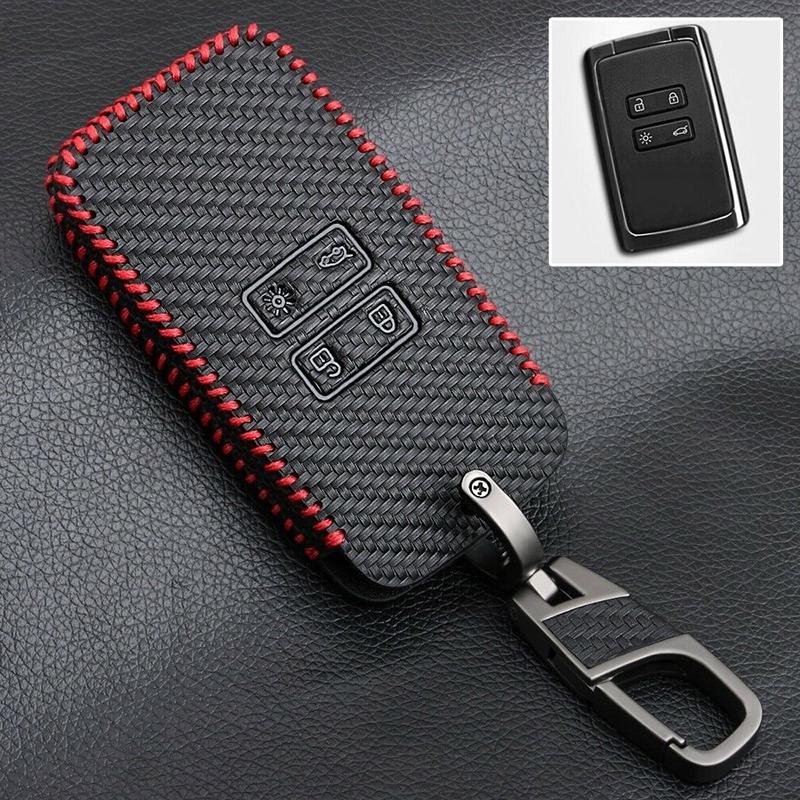 Для Renault Captur Clio Megane Koleos Kadjar универсальный кожаный чехол для ключей от машины своими руками