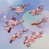 Yixiu Plum Blossom Embroidery Cloth Patch for DIY Garment Decoration