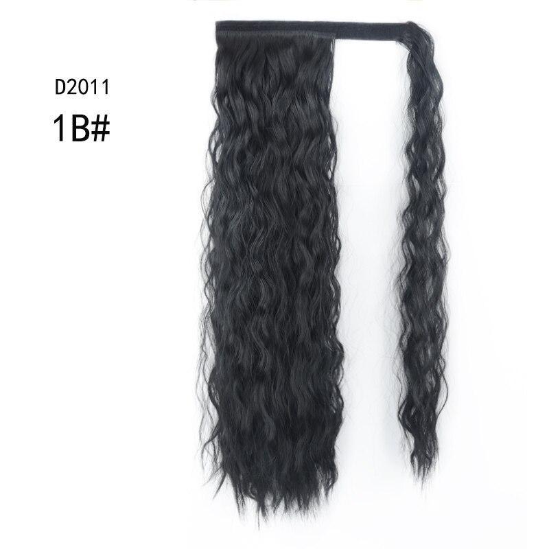 Beauty Synthetic Ponytail Fake Hair Wavy Pony Tail Hair Extension Wrap Brown Blonde Hair