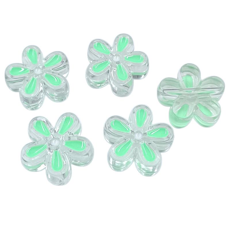 Necklace Making DIY Handmade Materials Transparent Fashion Lollipops/Daisy 5pcs Loose Beads for Bracelet Acrylic Beads