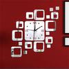 Modern Design 3D DIY Wall Clock Mirror Clock For Room Bedroom Kitchen Wall Stickers Home Decor