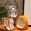 New Small Realistic Plush Toy Soft Dog Bed And Puppy 2-In-1 Plush Doll Kawaii Gift Stuffed Animal Giraffe Lion Tiger Plushies