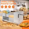Ручная машина для нарезки картофеля башней из нержавеющей стали, спиральный слайсер для картофеля, инструмент для приготовления картофеля фри, спиральный нож для картофеля, овощные кухонные принадлежности