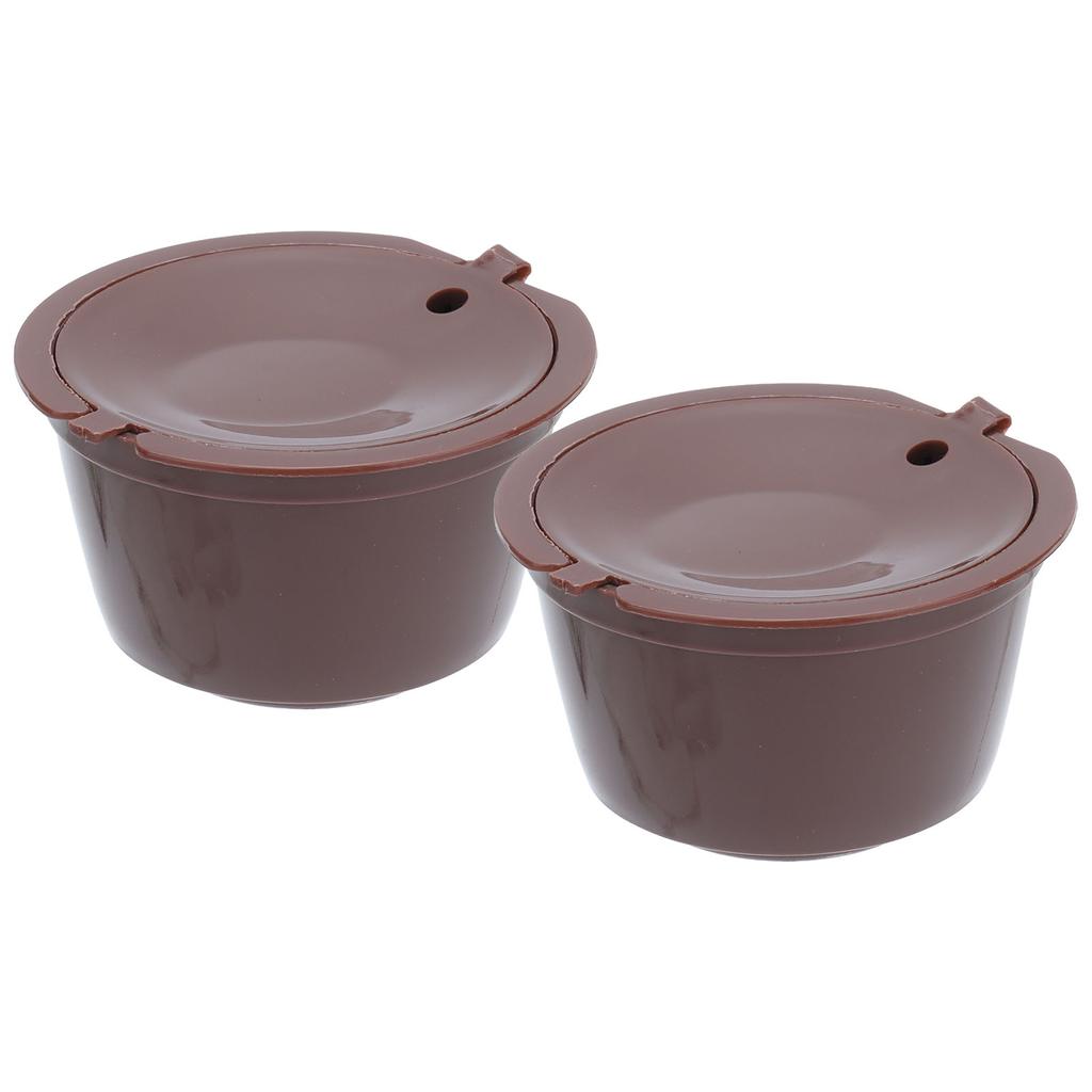 2 шт. Многоразовый фильтр для кофейной капсулы ABS Чашка-фильтр для кофе Аксессуары для дома, офиса, кафе