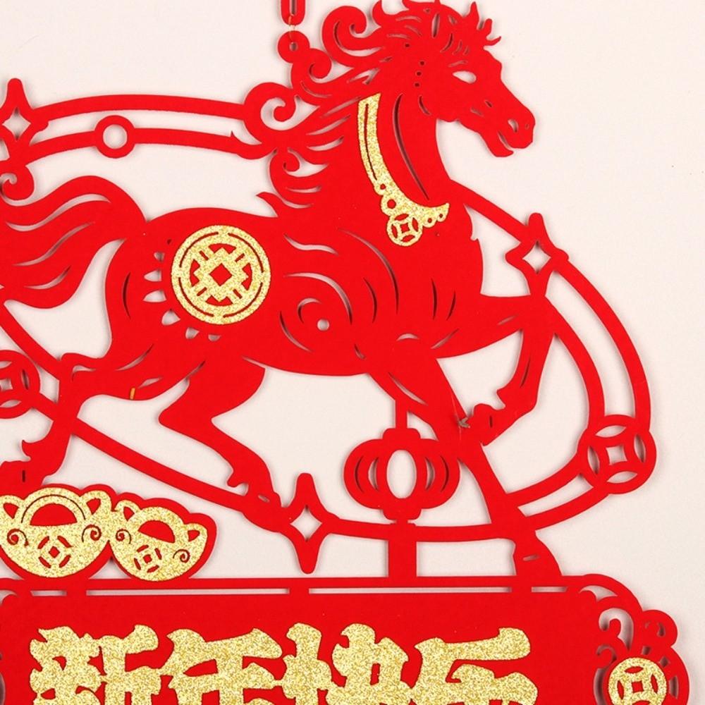 Creative Horse Year Hanging Decoration Traditional Spring Festival Pendant  Chinese New Year
