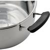Wahei Freiz RR-6891 Recid 24cm Stainless Steel Pot with Glass Lid, Induction and Gas Compatible, Silver