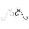 Cast Iron Bird Statue Plant Hanger Length 25cm Decorative Garden Decoration for Wind Chimes Lantern