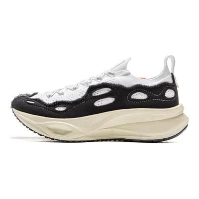 Li Ning Feidian Trail Модные спортивные Нескользящие Износостойкие Низкие Повседневные Кроссовки Унисекс Повседневная Обувь Черно-белые AZGV075-6