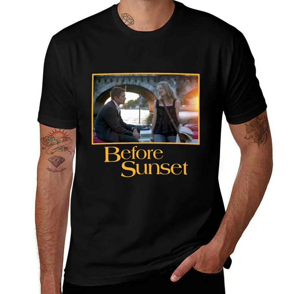 Before Sunset Perfect Gift TShirt Basic Short Sleeve TShirt for Unisex